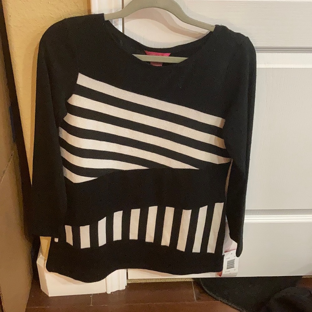 | Black Striped Sweater |